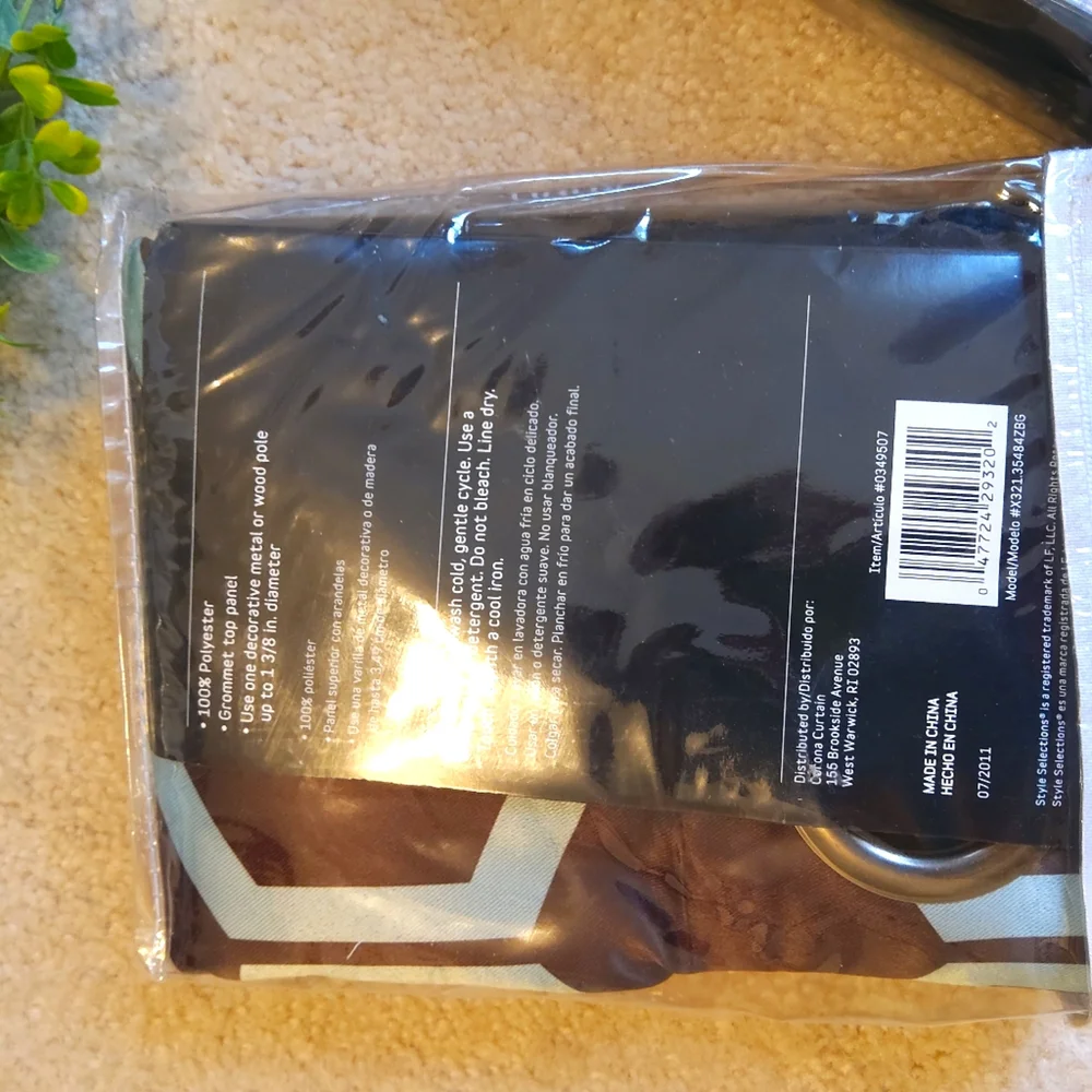 Curtains Panels Style Selections Blackout Set Of Two